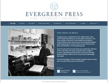 Tablet Screenshot of evergreenpress.co.uk